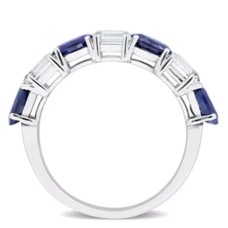 Multi Shape Gemstone Ring 14k Gold