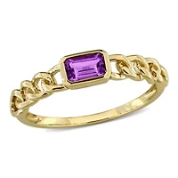 Gemstone Infinity Ring 14k Gold