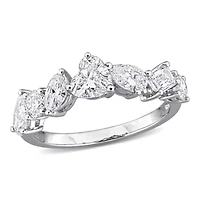 Lab Grown Diamond Ring 14k White Gold