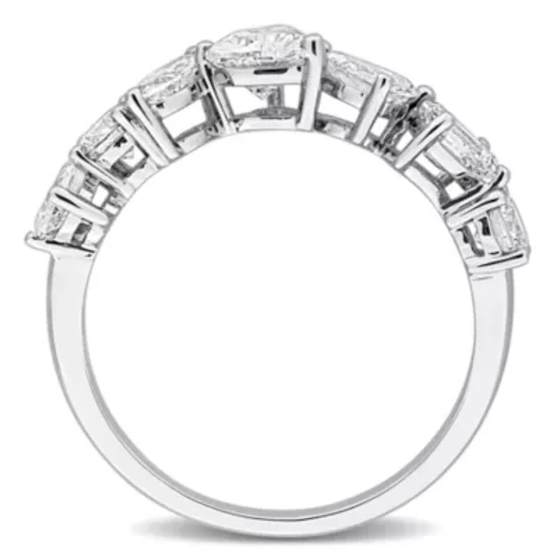 Lab Grown Diamond Ring 14k White Gold