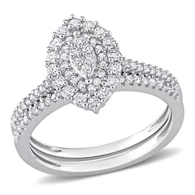 Diamond Ring 14k White Gold