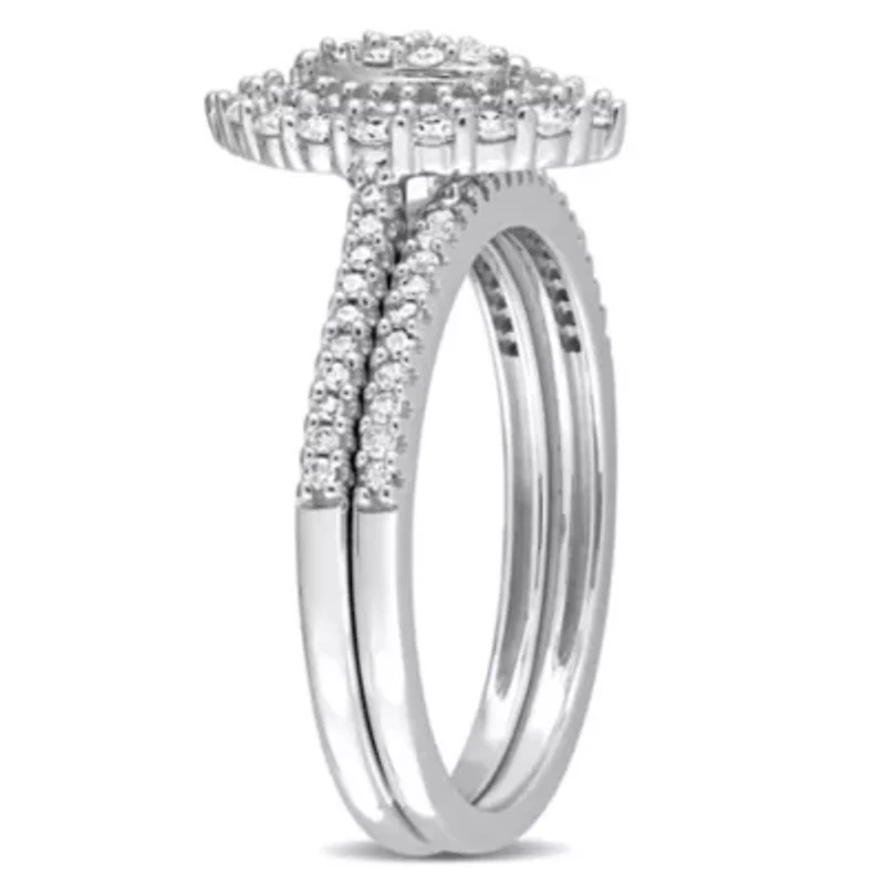 Diamond Ring 14k White Gold