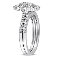 Diamond Ring 14k White Gold