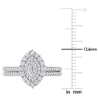 Diamond Ring 14k White Gold