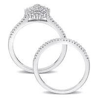 Diamond Ring 14k White Gold