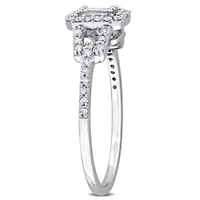 Diamond Ring 10k White Gold
