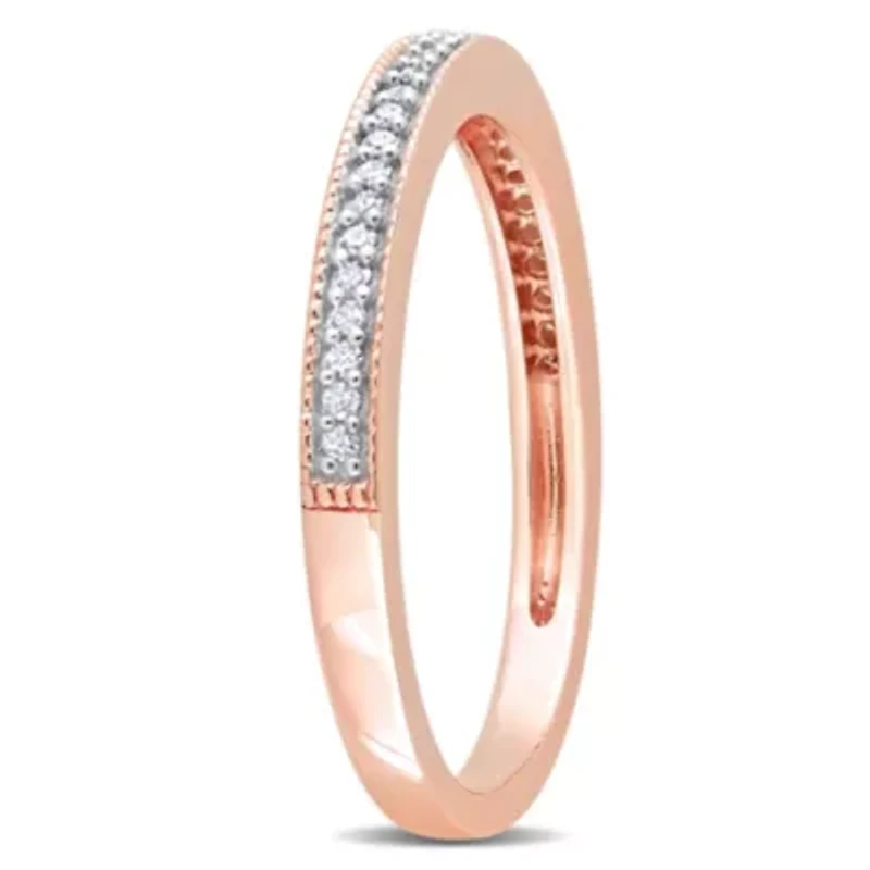 Diamond Ring 10k Rose Gold