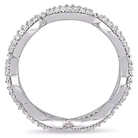 Diamond Ring 14k White Gold