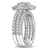 Diamond Ring 10k White Gold