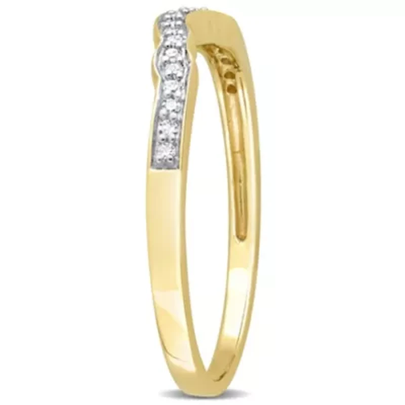 Diamond Ring 10k Yellow Gold
