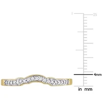 Diamond Ring 10k Yellow Gold