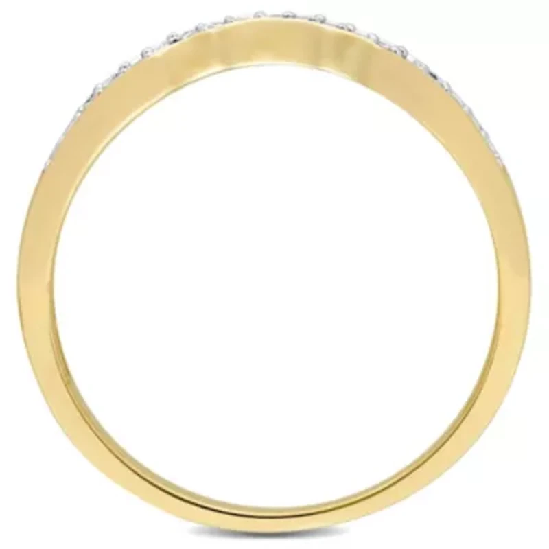 Diamond Ring 10k Yellow Gold