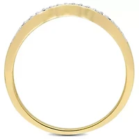 Diamond Ring 10k Yellow Gold