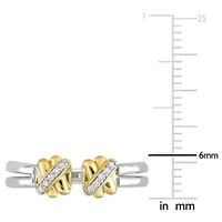 Diamond Ring 14k Two-Tone Gold