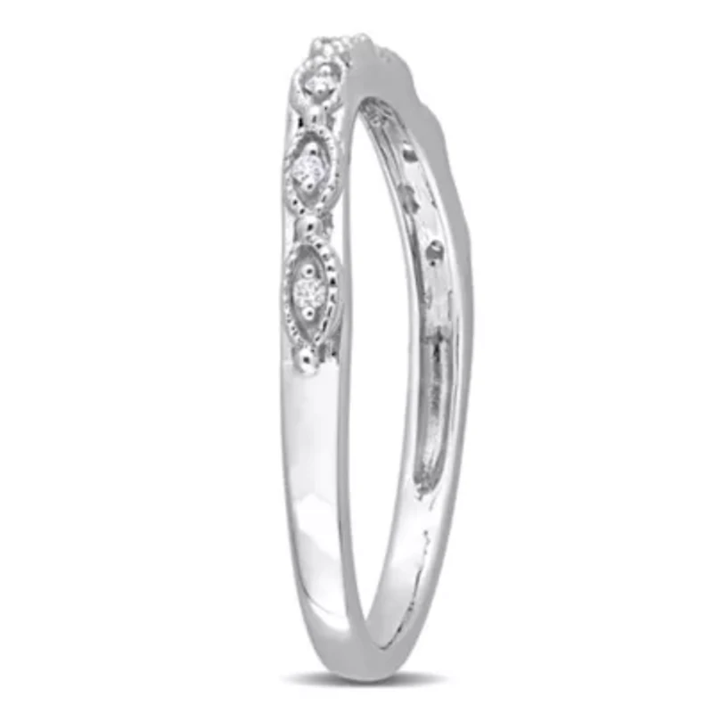 Diamond Accent Ring 14k White Gold