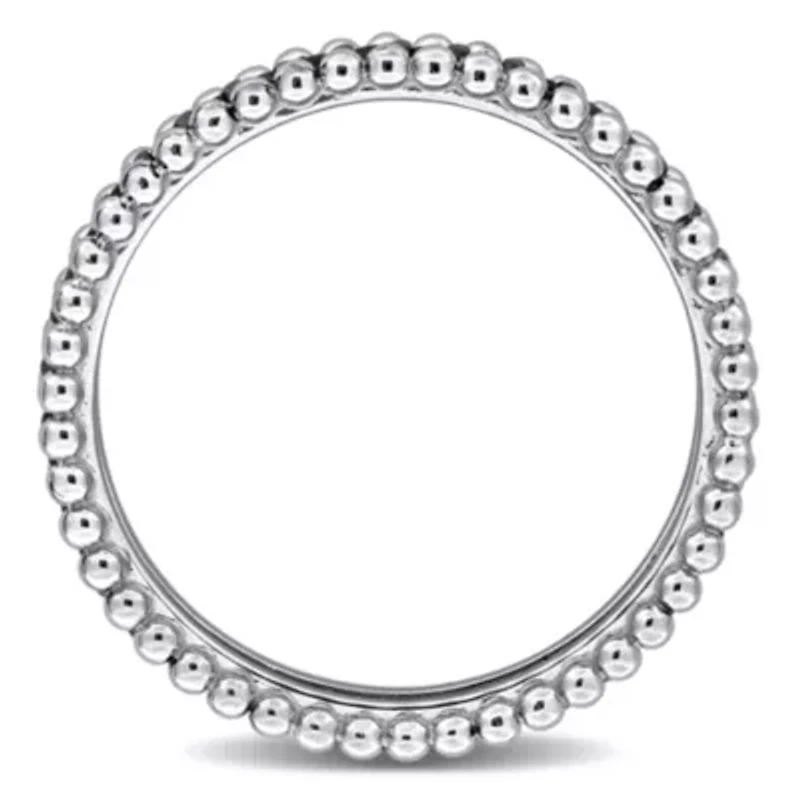 Black Diamond Eternity Ring 14k Gold