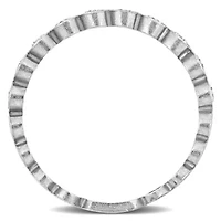 Semi Eternity Ring 14K White Gold