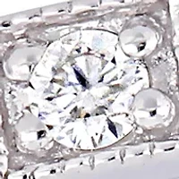 1/3 ct. t.w. Diamond Geometric Anniversary Ring 10K White Gold