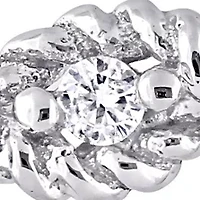 1/6 ct. t.w. Diamond Infinity Eternity Ring 10K White Gold