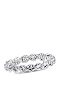 1/6 ct. t.w. Diamond Infinity Eternity Ring 10K White Gold