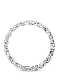 1/6 ct. t.w. Diamond Infinity Eternity Ring 10K White Gold