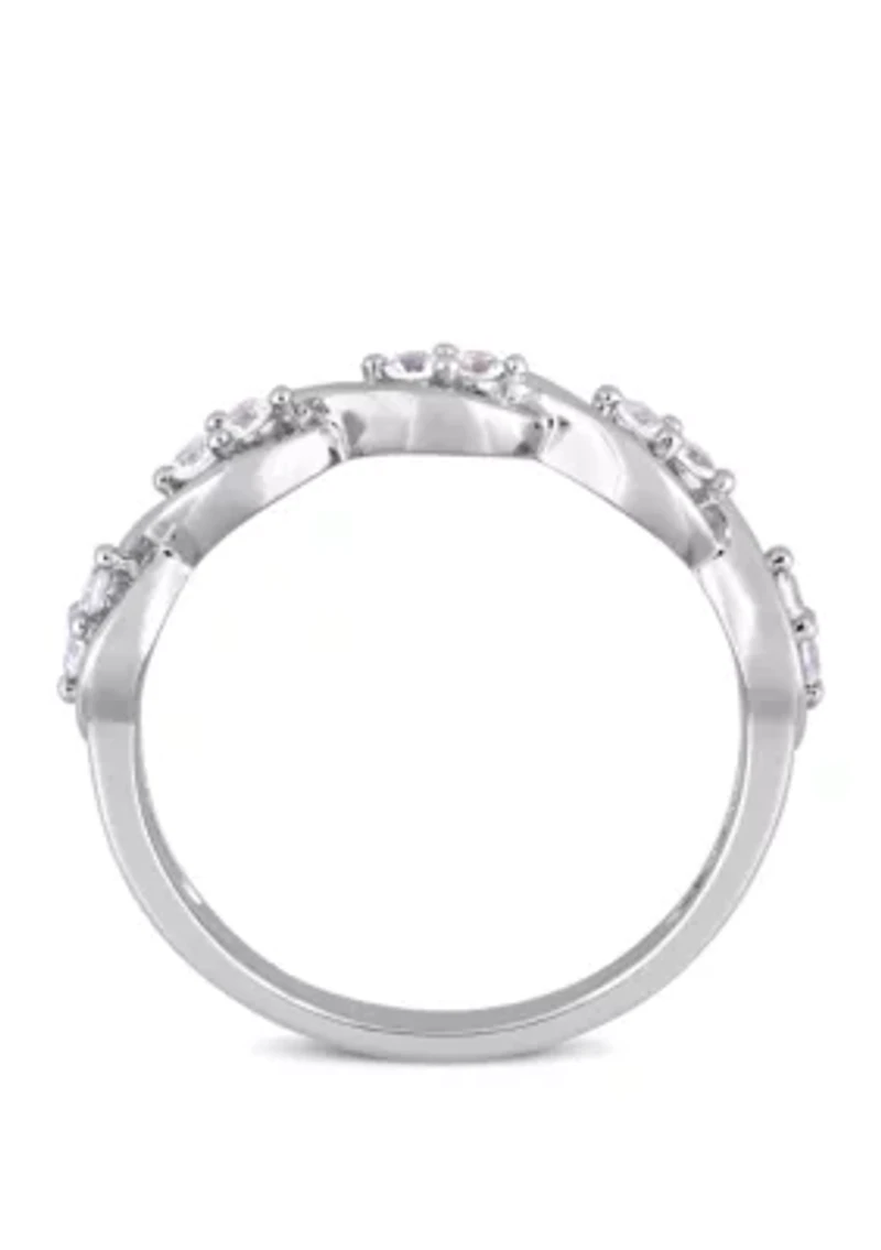 1/4 ct. t.w. Sapphire Stackable Infinity Anniversary Ring 14K Gold