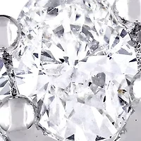 1 ct. t.w. Oval Cut Diamond Semi Eternity Band 14k White Gold