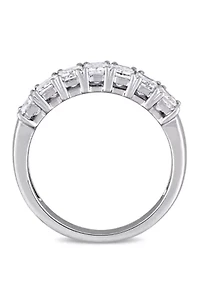 1.25 ct. t.w. Emerald Cut Diamond Semi Eternity Band 14k White Gold