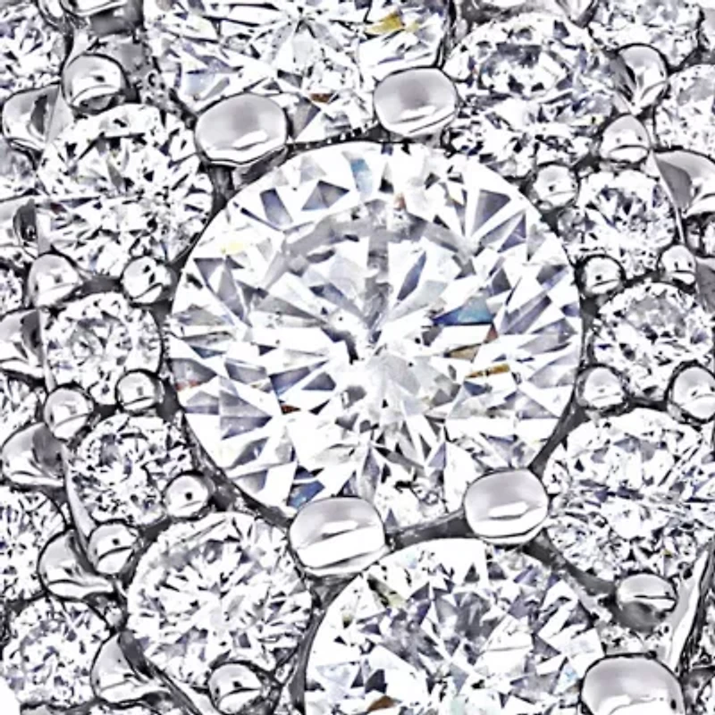 1 ct. t.w. Diamond Marquise Shape Composite Engagement Ring 10k White Gold