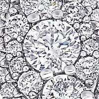 1 ct. t.w. Diamond Marquise Shape Composite Engagement Ring 10k White Gold