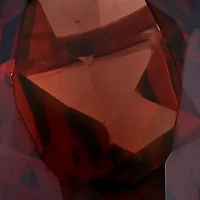 2.1 ct. t.w. Garnet, 1/3 Diamond Halo Split Shank Ring