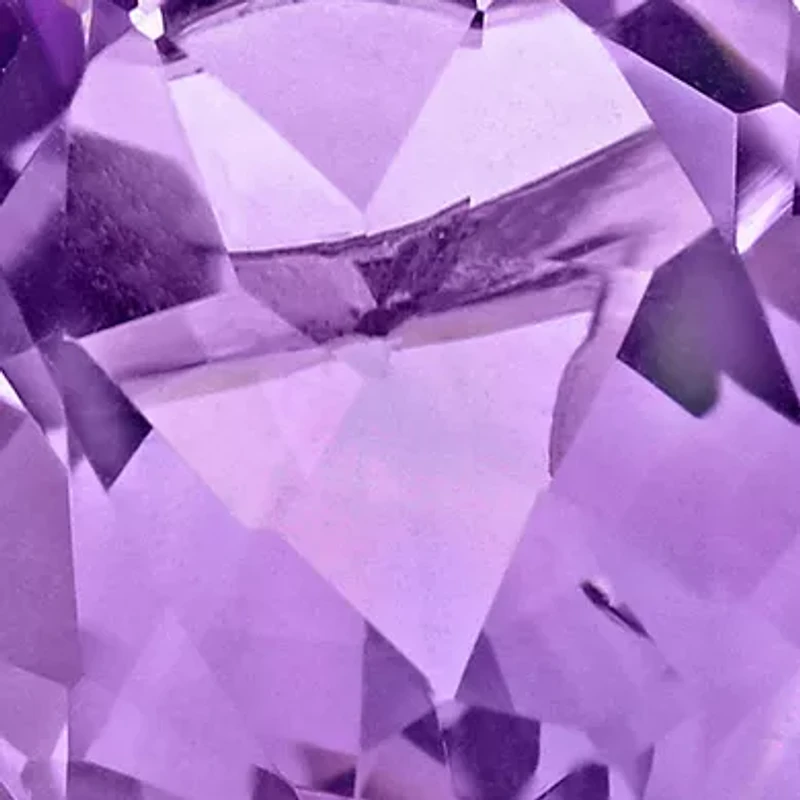 2 ct. t.w. Amethyst, 1/3 Diamond Halo Split Shank Ring