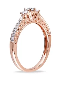 1/4 ct. t.w. Diamond 3 Stone Engagement Ring