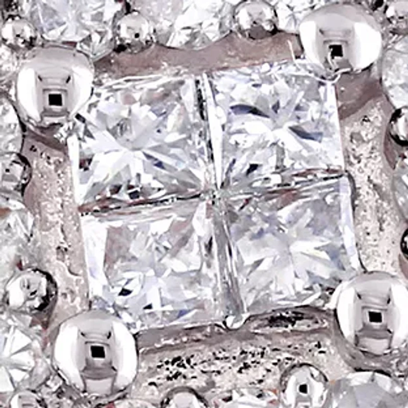 1/5 ct. t.w. Diamond Princess Cut Engagement Ring