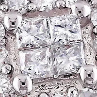 1/5 ct. t.w. Diamond Princess Cut Engagement Ring