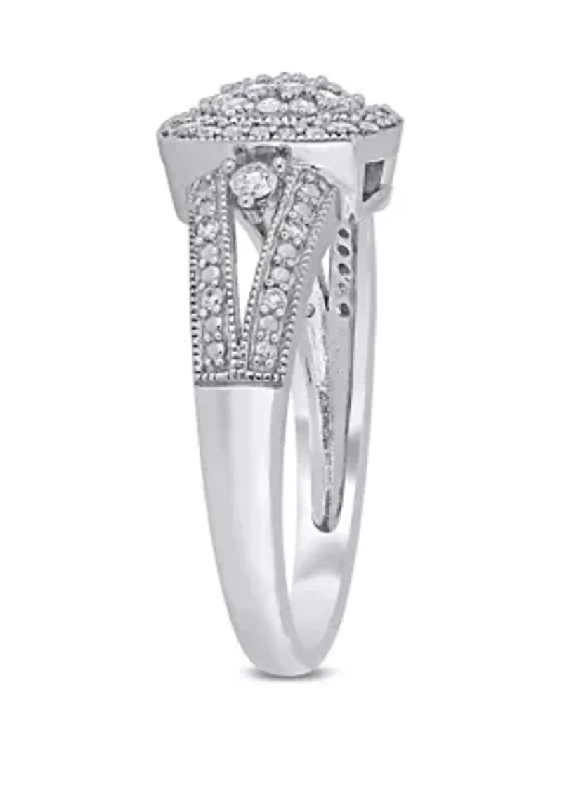 1/3 ct. t.w. Diamond Split Shank Ring