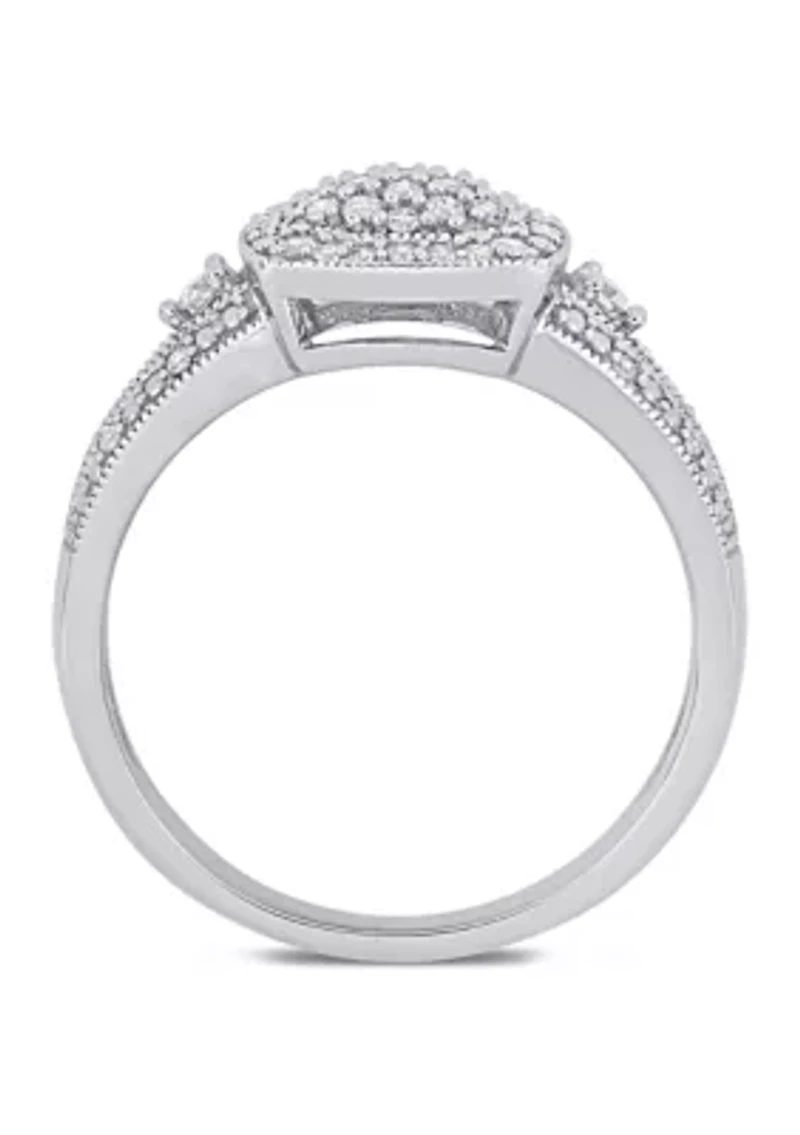 1/3 ct. t.w. Diamond Split Shank Ring