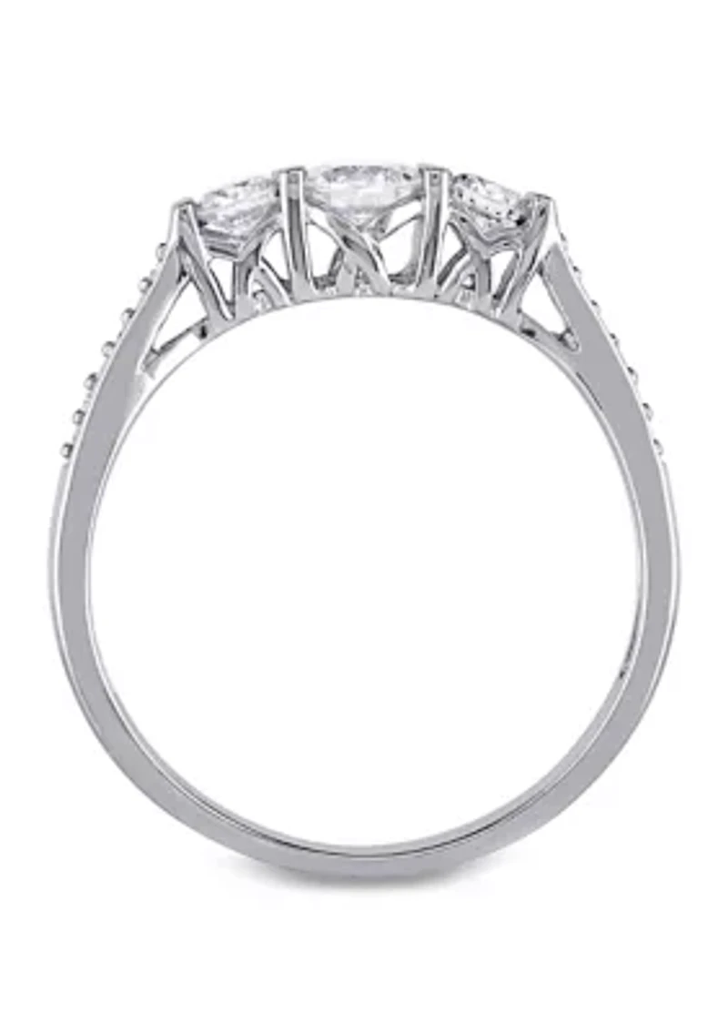 1/2 ct. t.w. Diamond 3 Stone Engagement Ring