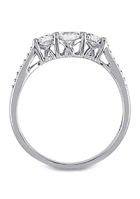 1/2 ct. t.w. Diamond 3 Stone Engagement Ring