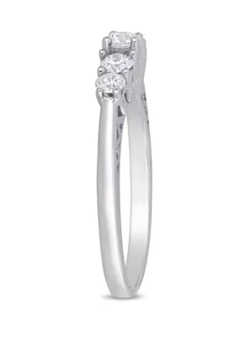 1/2 ct. t.w. Diamond 5 Stone Engagement Ring