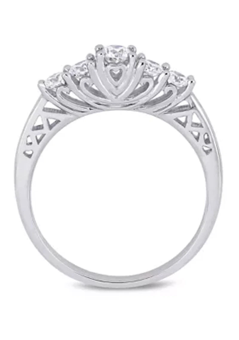 1/2 ct. t.w. Diamond 5 Stone Engagement Ring