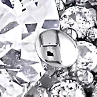 1 ct. t.w. Diamond Pear Raised Split Shank Halo Engagement Ring 14k White Gold