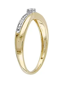 1/10 ct. t.w. Diamond Accent Promise Ring 10k Yellow Gold