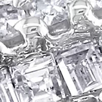 1/3 ct. t.w. Baguette and Round Diamond Anniversary Band 10k White Gold