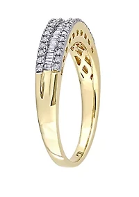 3/8 ct. t.w. Diamond 4 Row Anniversary Band 10k White Gold