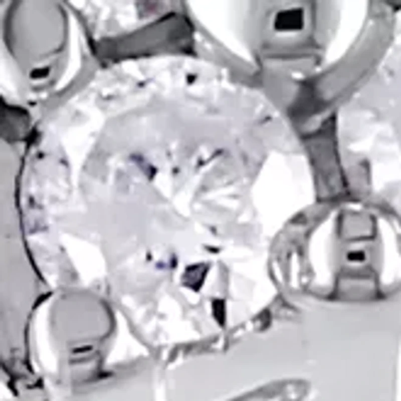 1/4 ct. t.w. Baguette and Round Diamond Anniversary Band 10k Gold