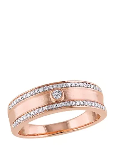 Diamond Ring 10K Rose Gold