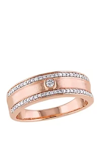 Diamond Ring 10K Rose Gold
