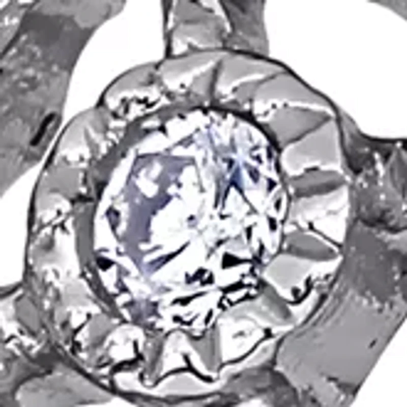 Diamond Filigree Ring 10K White Gold