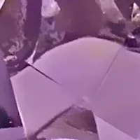 Amethyst and Diamond Floral Ring